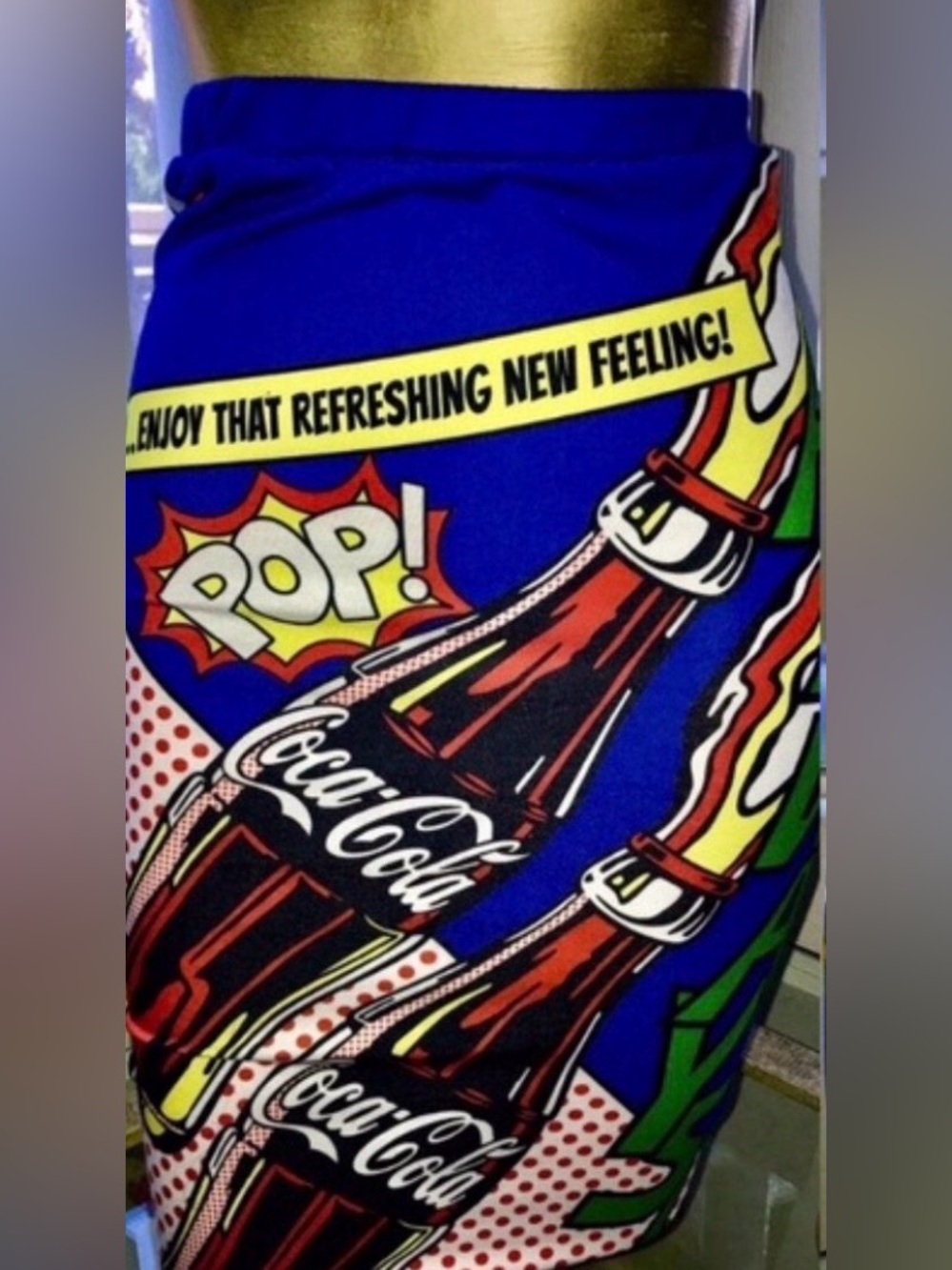HOST PICK Coca-Cola POP Art SKIRT Small NWOT